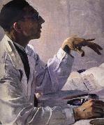 Nesterov Nikolai Stepanovich The Surgeon Doc. Sweden oil painting artist